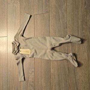 L'ovedbaby Taupe Kids Footie